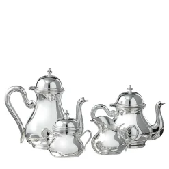 English 8-People Silver Coffee & Tea Set