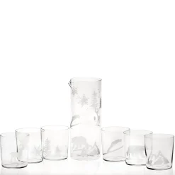 Engraved Snow Jug