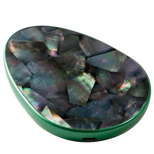 Enki Color Dark Pearl & Green Desktop Charger
