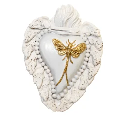 Ephemerus Wears Gold Ceramic Heart