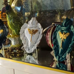 Ephemerus Wears Gold Ceramic Heart