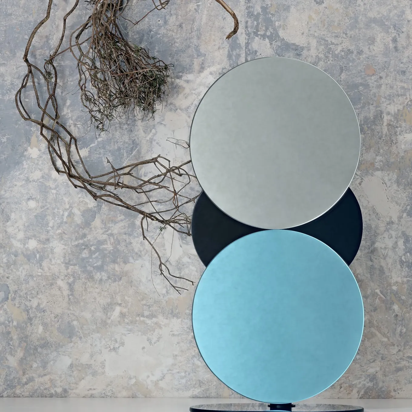 Equilibrista L2 Tabletop Mirror by Giovanni Botticelli x Swing Design Gallery