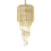 Era Small Bicolor Spiral Chandelier