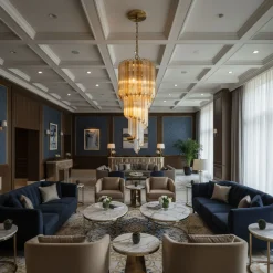 Era Small Bicolor Spiral Chandelier