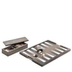 Eramosa Brown Ettore Marble Backgammon Board