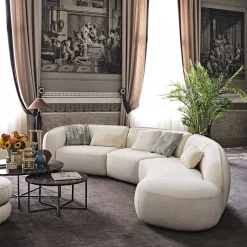 Erasmo White Sofa