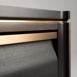 Ercole dark brown Chest of drawers