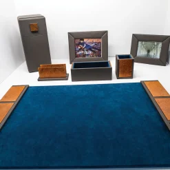 Erika Leather and Wood Writing Pad