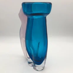 Eros Aquamarine Vase #1 by Toso Cristiano