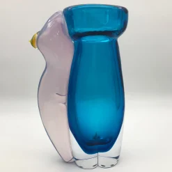Eros Aquamarine Vase #1 by Toso Cristiano