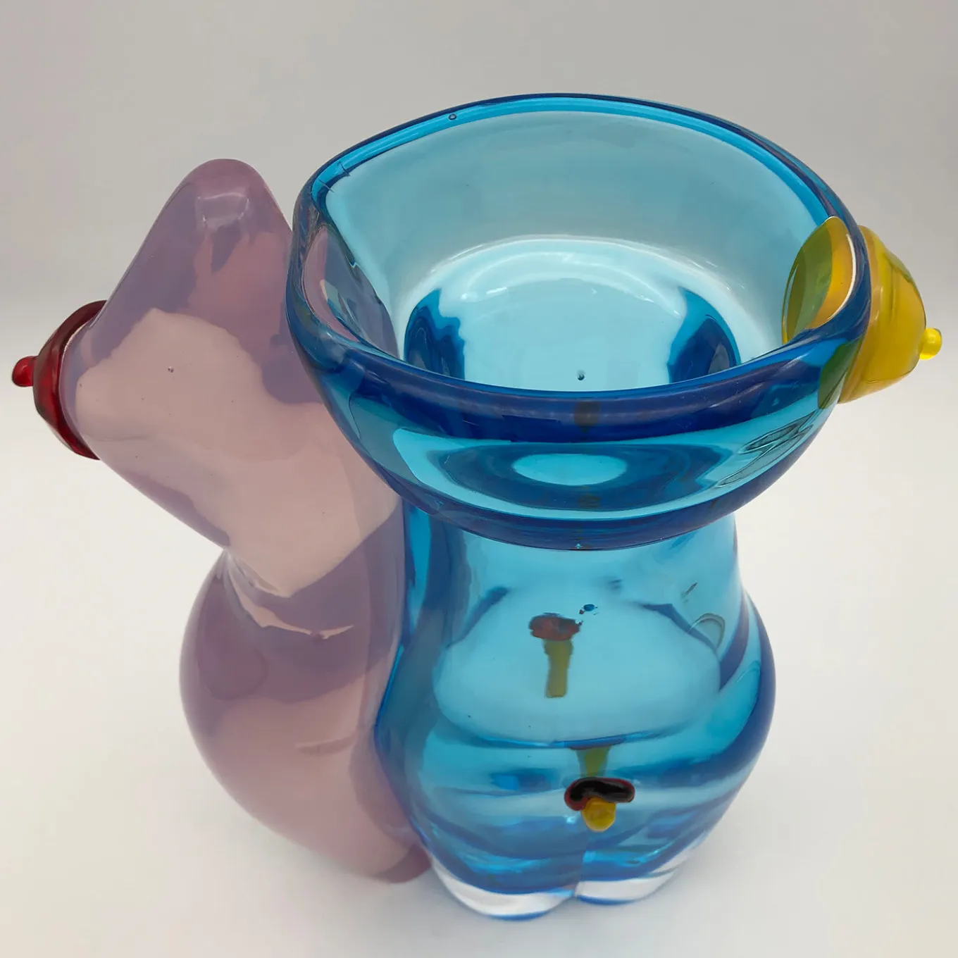 Eros Aquamarine Vase #2 by Toso Cristiano