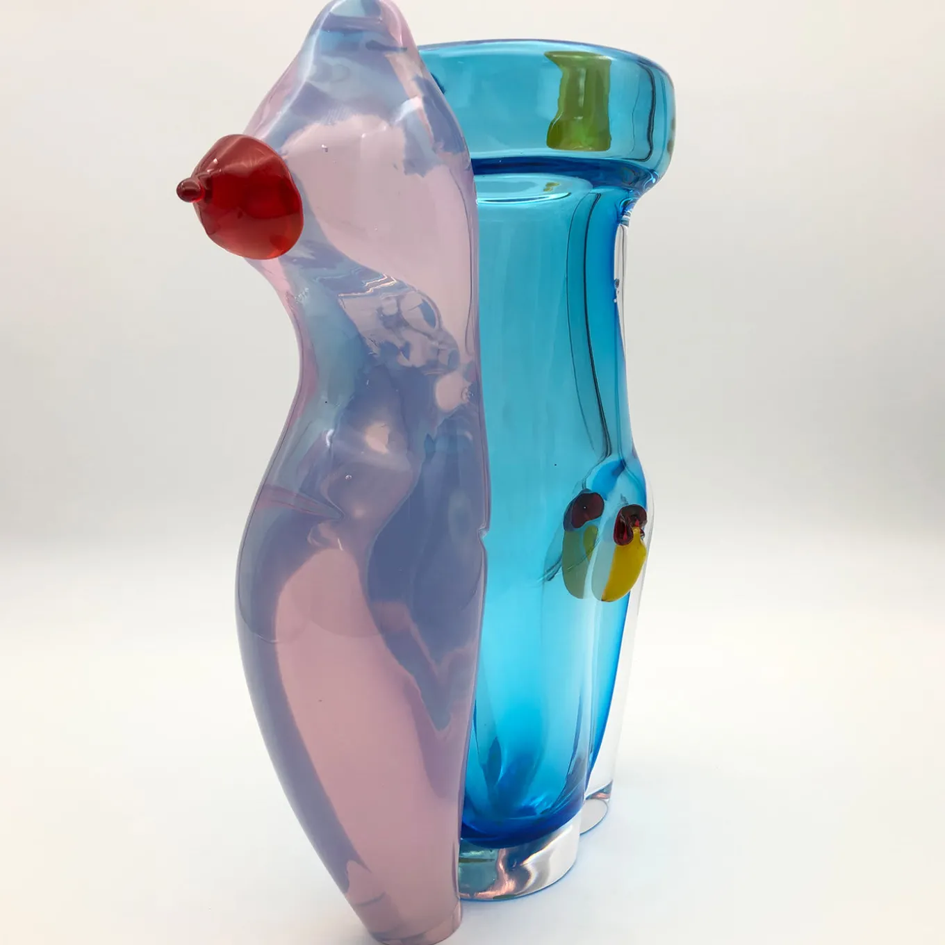 Eros Aquamarine Vase #2 by Toso Cristiano