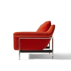 Esosoft 3-Seater Orange Sofa by Antonio Citterio