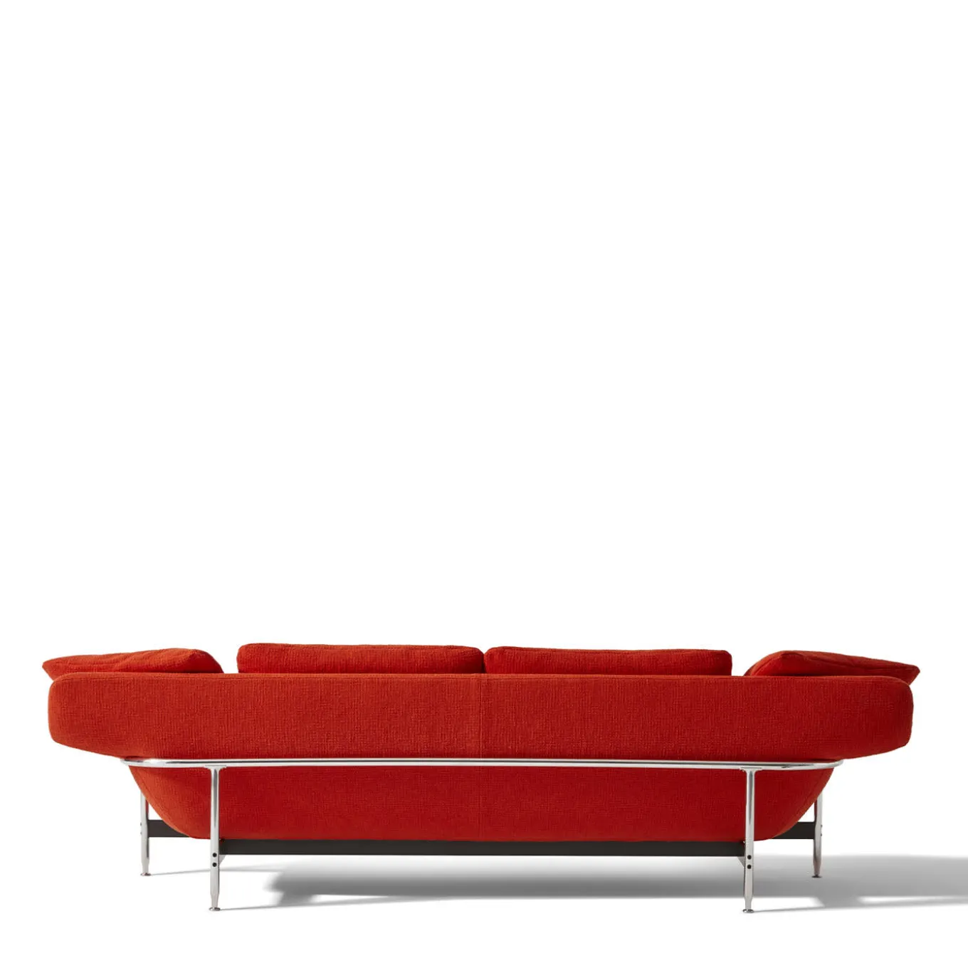 Esosoft 3-Seater Orange Sofa by Antonio Citterio