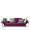 Esosoft 3-Seater Purple Sofa by Antonio Citterio