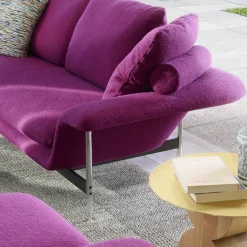 Esosoft 3-Seater Purple Sofa by Antonio Citterio