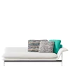 Esosoft White Chaise Longue by Antonio Citterio