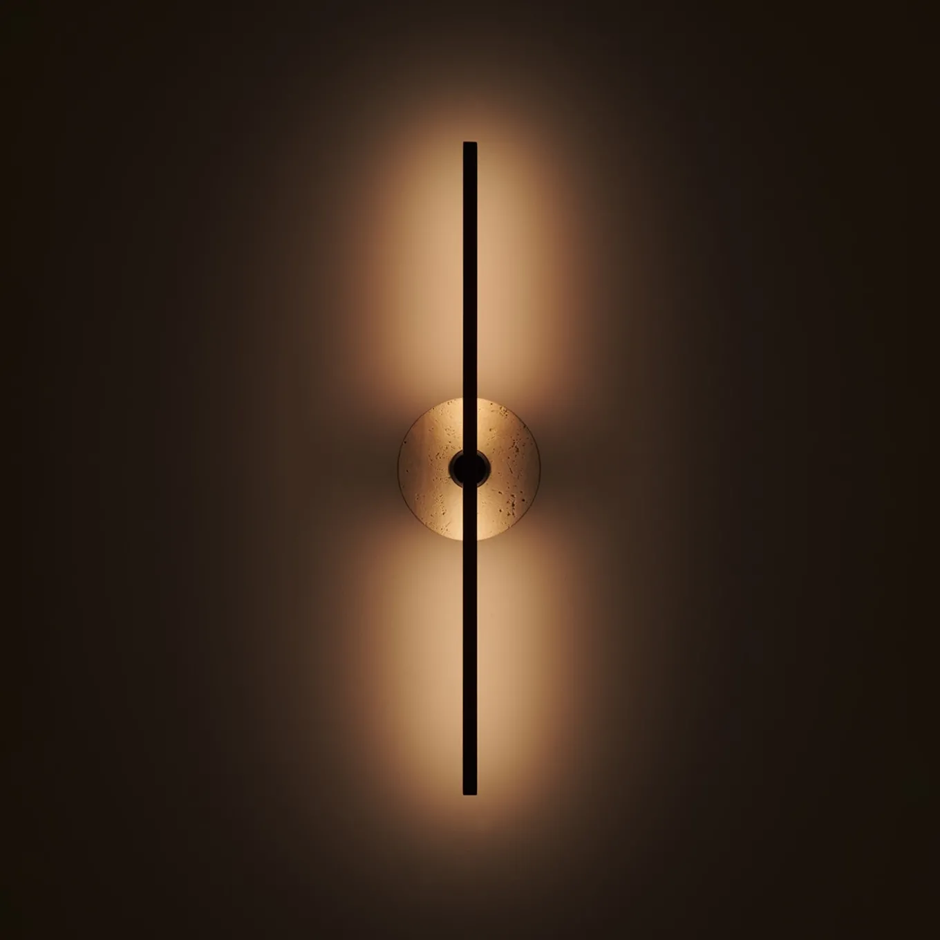 Essential Stick in Bronze and Travertine