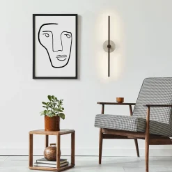 Essential Stick in Bronze and Travertine