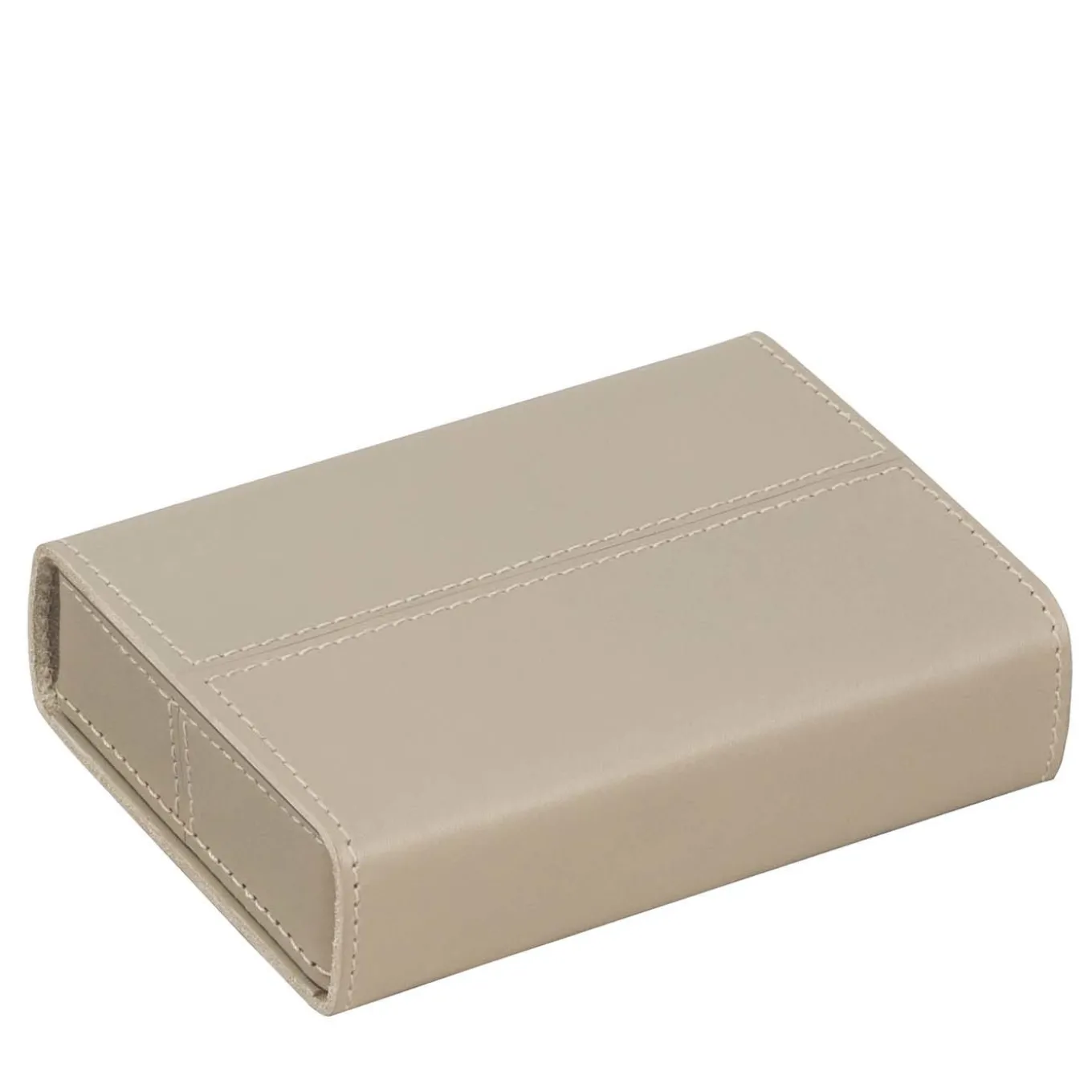 Etna Playing Cards Holder in Sand Leather