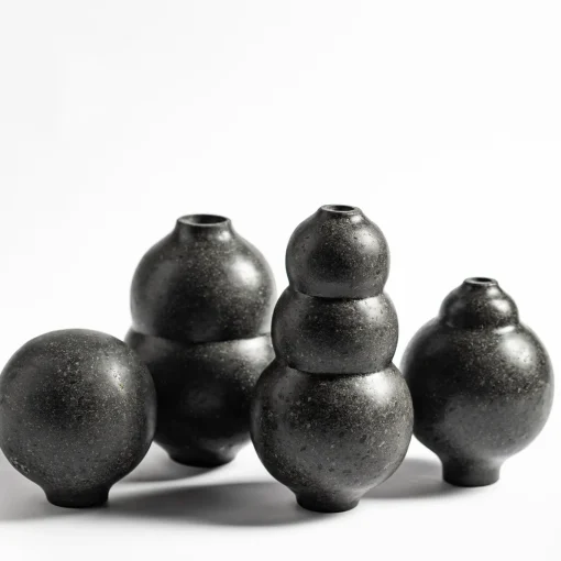 Etna Vases #3 Set of 4 by Martinelli Venezia Studio