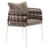 Eva Horizontal Ropes Outdoor Chair by Antonio Marras