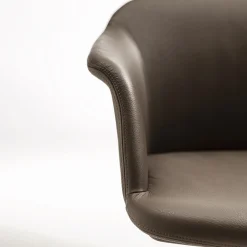 Eva Leather padded swivel chair