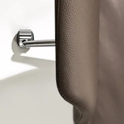 Eva Leather padded swivel chair