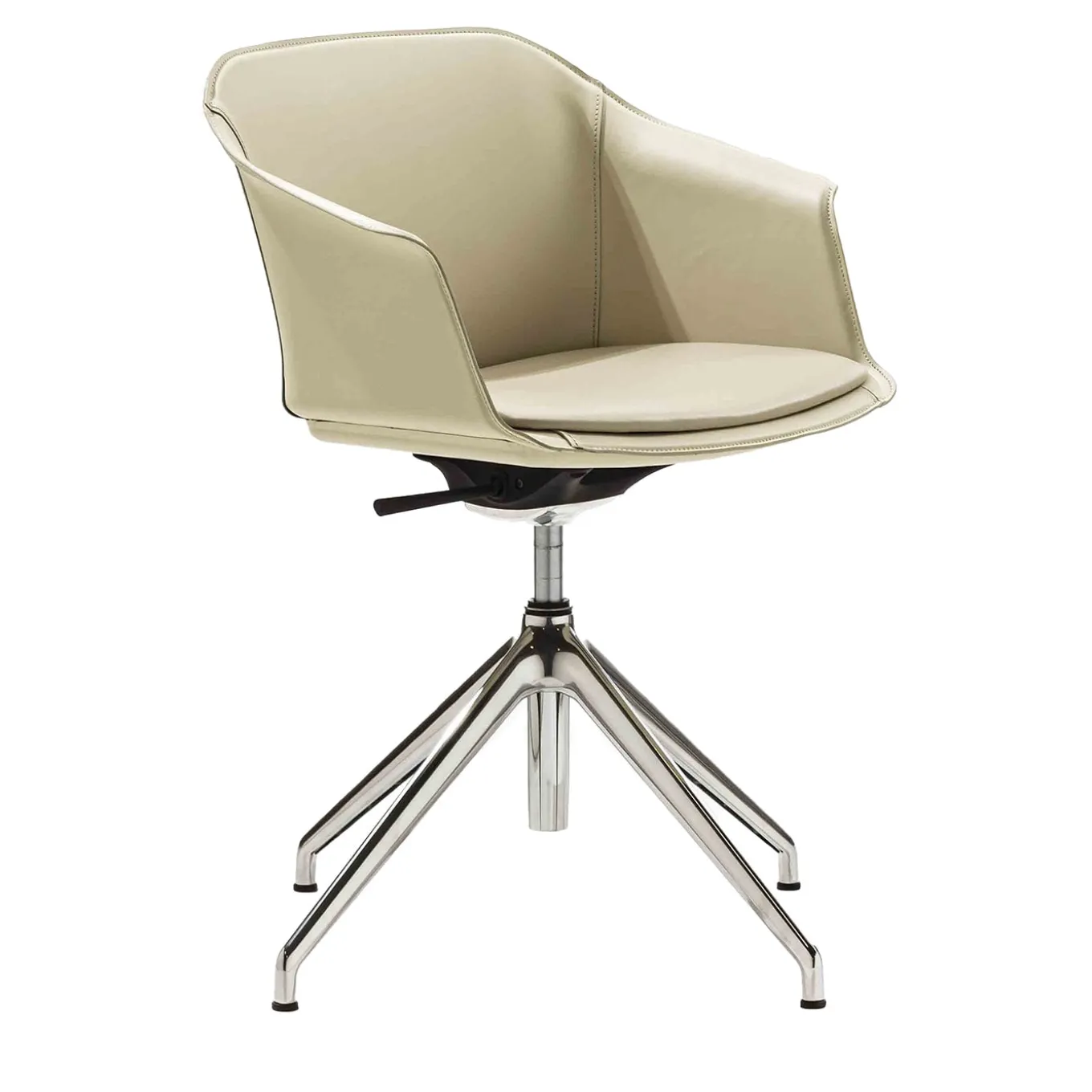 Eva Leather swivel chair