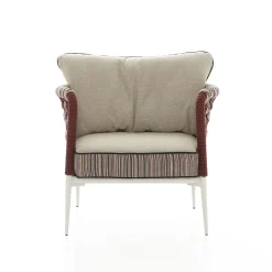 Eva Vertical Ropes Outdoor Armchair by Antonio Marras