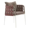 Eva Vertical Ropes Outdoor Chair by Antonio Marras