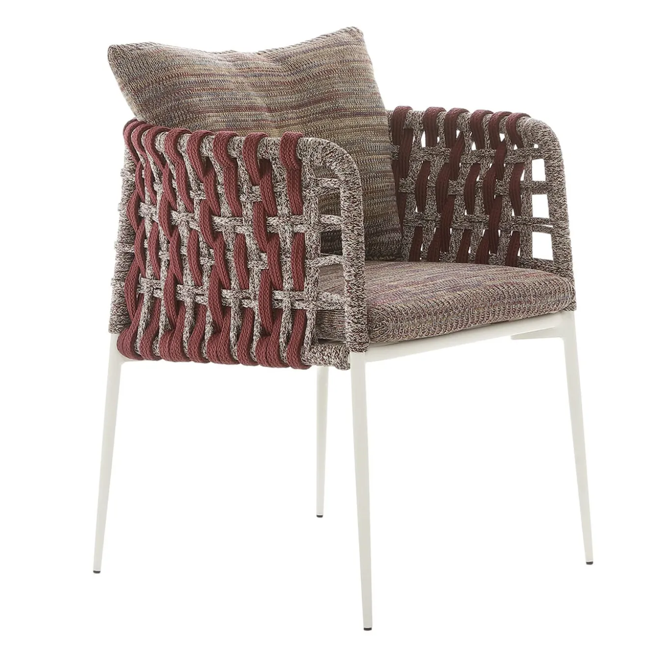 Eva Vertical Ropes Outdoor Chair by Antonio Marras