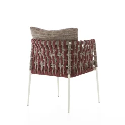 Eva Vertical Ropes Outdoor Chair by Antonio Marras