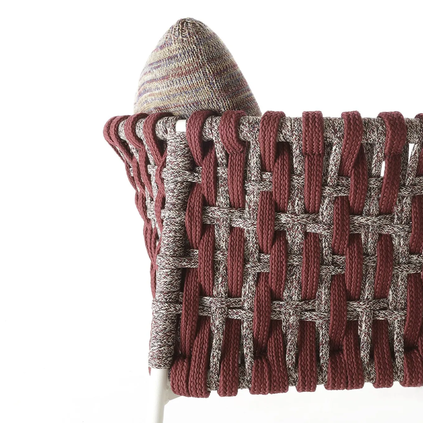 Eva Vertical Ropes Outdoor Chair by Antonio Marras