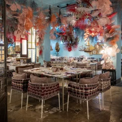 Eva Vertical Ropes Outdoor Chair by Antonio Marras