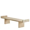 Ever Bench in Travertino Paglierino