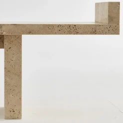 Ever Bench in Travertino Paglierino