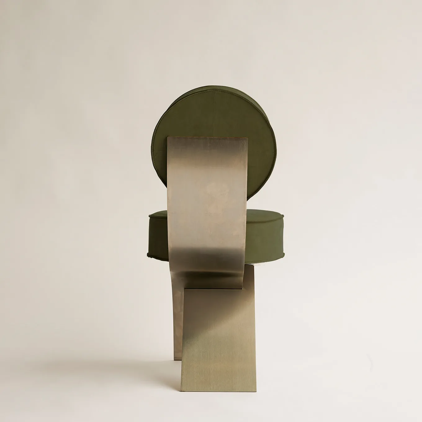 Exo Steel & Nabuk Jungle Fabric Chair by Andrea Tognon