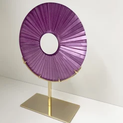 Eye Purple Crystal Sculpture