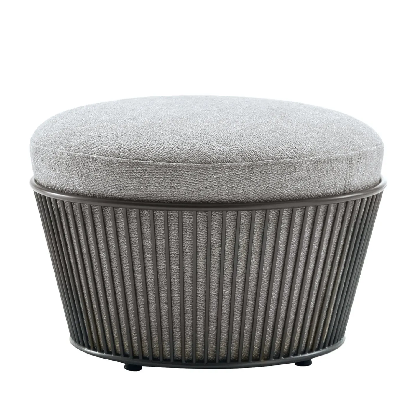 Fabric Ottoman by Castello Lagravise Studio