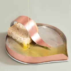 Famiglia Oliva - Set of 2 Gea bread and oil plates