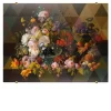 Fancy Bouquet Glass Decorative Panel #3