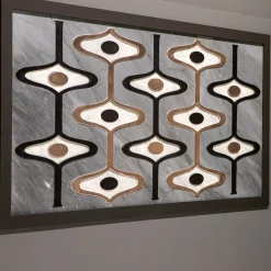 Fancy Mirage Leather & Marble Decorative Panel