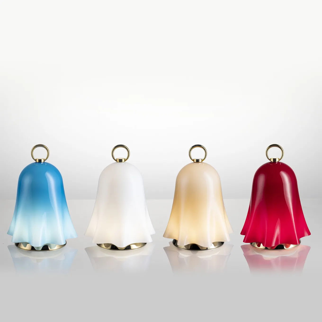 Fantasmino XL Rechargeable Red LED Lamp