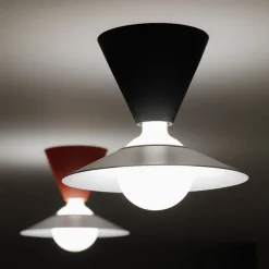 Fante Red Ceiling Lamp