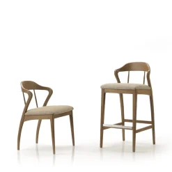 Faro Walnut Stool