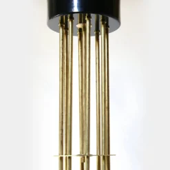 Fascino 8-Light Black & Brass Chandelier by Carlo Nason