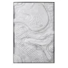 Favare White Carrara Marble Decorative Panel