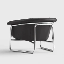 Fernanda Black leather armchair