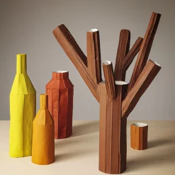 Fide Corteccia A16/Camoscio Decorative Bottle